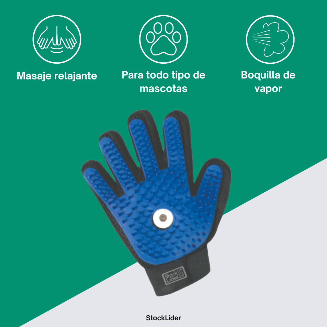 Guante Premium Para Eliminar Pelo de Mascota