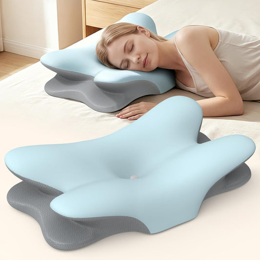 Almohada de soporte cervical y refrigeración premium